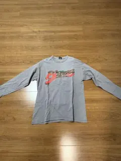 00's Stussy グレー 長袖シャツ L