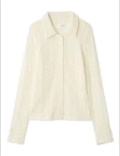 FRAY I.D ストレッチレースアタッチドカラーシャツのサムネイル