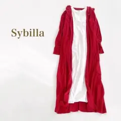 Sybilla フード付きロングカーディガンのサムネイル