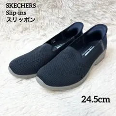 SKECHERS スニーカー スリップインズ ハンズフリー 立ったまま履ける靴