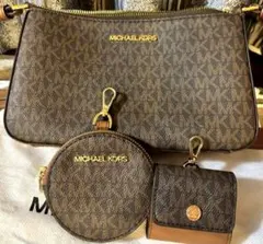 MICHAEL KORS ブラウン ショルダーバッグ