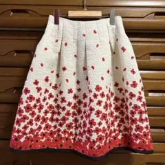 M'S GRACY 花柄フレアスカート ホワイト 36のサムネイル