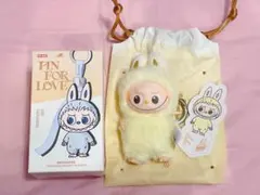 POPMART LABUBU イニシャル ぬいぐるみ ペンダント 【F】