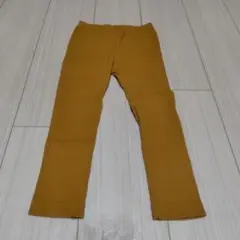 UNIQLO　リブ 長ズボン マスタード　イエロー　レギンス　100cm