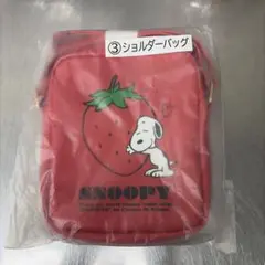 SNOOPY ストロベリーデザイン ショルダーバッグ レッド