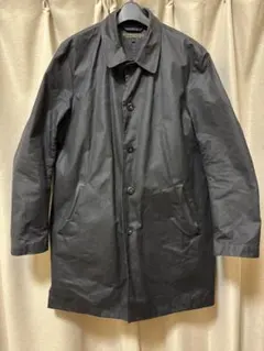 フリーマンズスポーティングクラブ　黒 ステンカラーコート　freemans