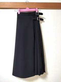 ロングスカート プリーツスカート Sサイズ ベルト付き