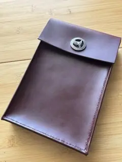 レザーポーチ　レザークラフト　ハンドメイド