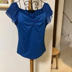 UNTITLED レディース 半袖カットソー ブルー サイズ2