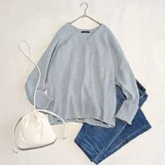 バンヤードストーム BARNYARDSTORM ウールカシミヤニット Vネック