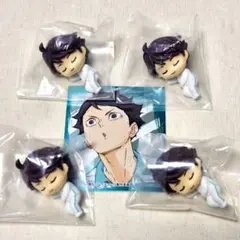 ハイキュー 及川徹 ねむらせ隊2 ぺたしきシール 5点セット