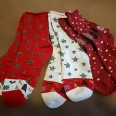【未使用　美品】クリスマス.冬柄ソックス　3足セット　Tabio　日本製