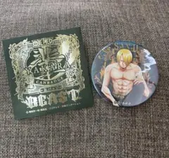 ONE PIECE 輩缶バッジ　第10弾BEAST サンジ　ワンピース