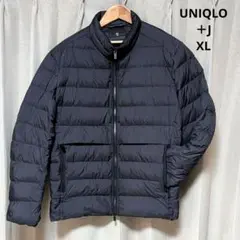 +J ユニクロ×ジルサンダー ライトダウンジャケット XL ネイビー 大きい