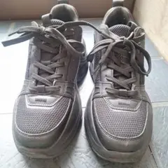 真夜中SALE価格！ZARA　ブラック 厚底スニーカー