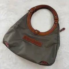 美品✨フェリージ ハンドバッグ ミニトート レザー ブラウン 06-48
