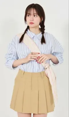 ユニセックス 柄シャツ TINA：JOJUN サックスのサムネイル