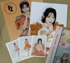 FRUITS ZIPPER ふるっぱー　鎮西寿々歌　生写真、ステッカーセット