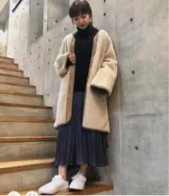 ALPHA×URBAN RESEARCH 裏キルティングボアコート