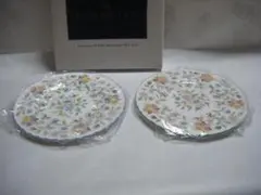 Royal Doulton MINTON 花柄皿 2枚セット・画像で判断下さい