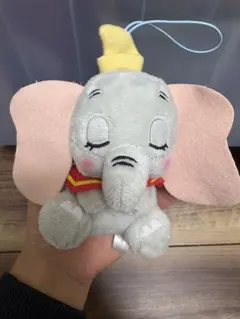 むにゃすや マスコット ディズニー ダンボ ぬいぐるみ キーホルダー