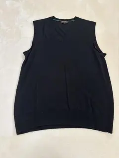 ポールスミス　ブラック Vネック ベスト