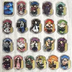 【バラ売りOK】鬼滅の刃 ダイカットクリアステッカー 全種箔押し