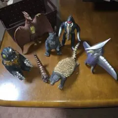 1990年から1992年製 ゴジラ フィギュアセット 6体+ガメラシリーズジグラ