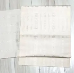 062767 八寸 夏の絽 金銀格子 博多帯 浴衣 夏着物に - メルカリ