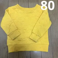 ELFINDOLL イエロー トレーナー 80 西松屋　黄色い　星型　男の子　女