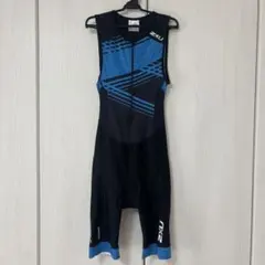 2XU トライアスロンウェア　XS　黒×青 ノースリーブ トライスーツのサムネイル