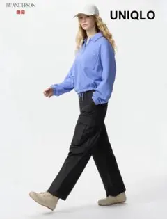 【新品タグ付き】UNIQLO✖️JW ANDERSON カーゴパンツ ブラック