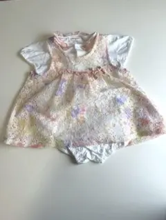 センスオブワンダー 多色レースロンパース・カバーオール