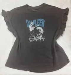 アソートフリルロックTシャツLサイズ　ニコアンド　Niko and… グレー