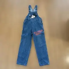 ハリウッド　ミッキー　オーバーオール　　サロペット　デニム