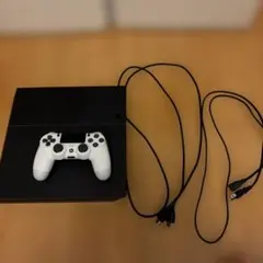 PlayStation 4 本体 ホワイトコントローラー付き(ケーブル無し)