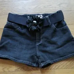 GAPKids　デニムショートパンツ　140　可愛いベルト付き