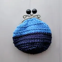 手作りがま口ポーチ