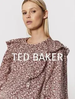 TED BAKER フラワープリントフリルブラウスのサムネイル