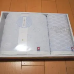 今治輪奈織紋様 バスタオル ウォッシュタオル セット