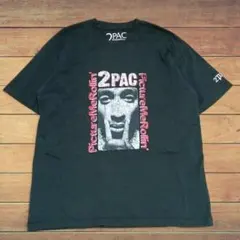 2PAC バンドTシャツプリントTシャツ コットン 黒 L 着用1〜2回の美品