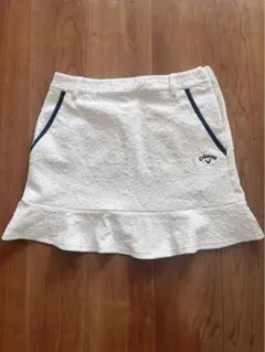 CALLAWAY キャロウェイ　レディース ゴルフ　L スカート ホワイト