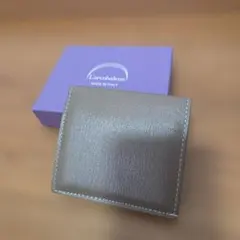 L'arcobalenoラコバレーノ 二つ折り財布 グレージュ