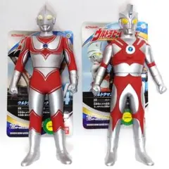 新品☆　ウルトラマンジャック　&　ウルトラマンエース 　ソフビ　2体セット