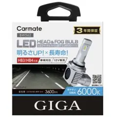 カーメイト『ヘッドライト・フォグLED HB3/HB4 6000K』BW562のサムネイル