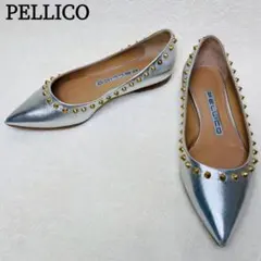 ペリーコ PELLICO アネッリ フラットシューズ 36 レザー 豹柄 - メルカリ