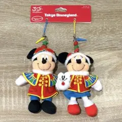 ミッキー&ミニー ぬいぐるみ 2013 ディズニー クリスマス【即購入OK】