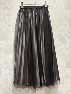 Spick & Span スピックアンドスパン ランダムチュールプリーツスカート