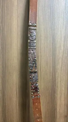 DIESEL レザーベルト ブラウン 80cm