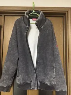 DIESEL フリースジャケット グレー